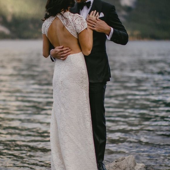 Sarah Seven; Orleans Lace; Ivory - Picture 5 of 5